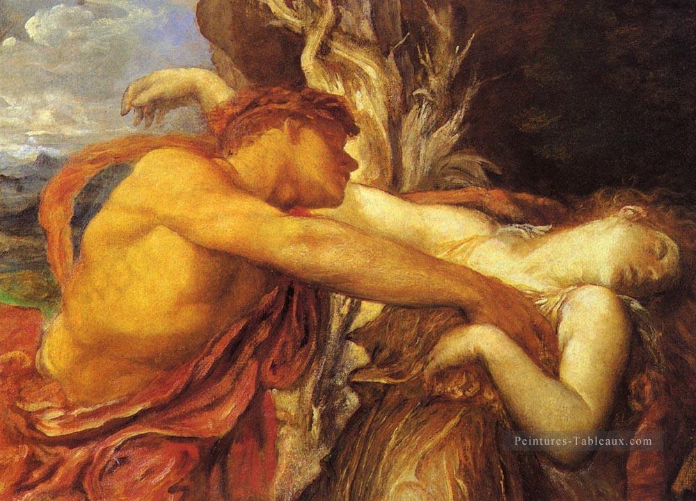 Frederic Orphée et Eurydice symboliste George Frederic Watts Peintures à l'huile